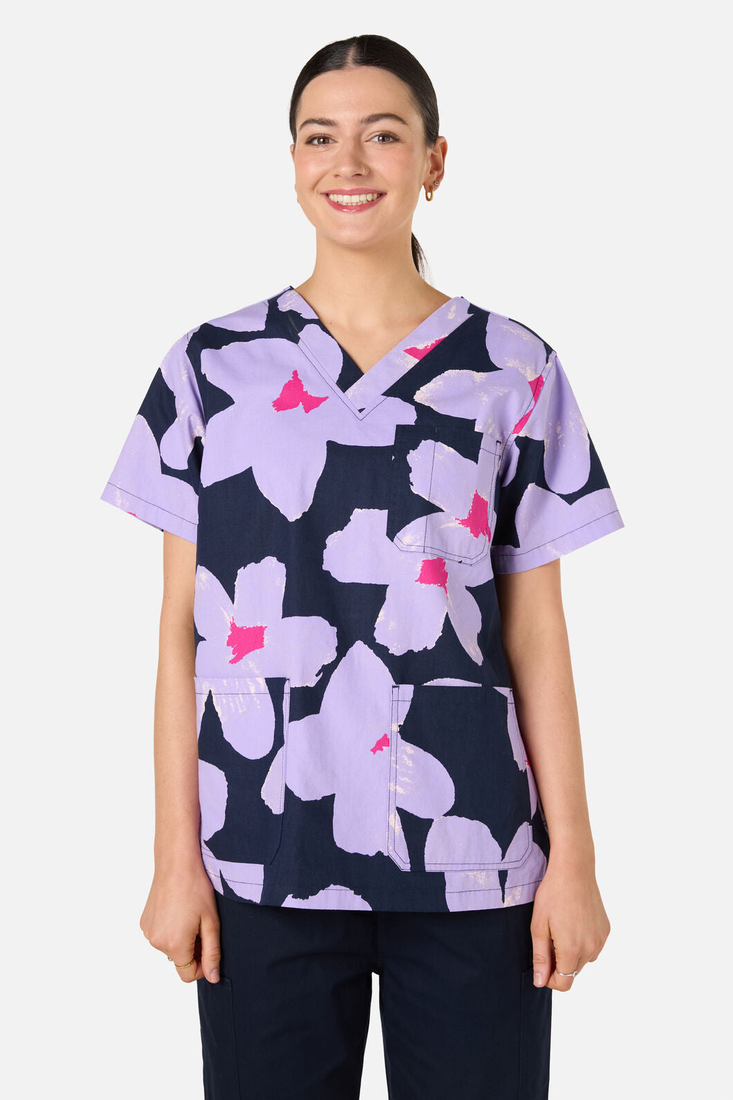 Gorman NZ - Poppy Blue Top& Pant scrub set - navy
