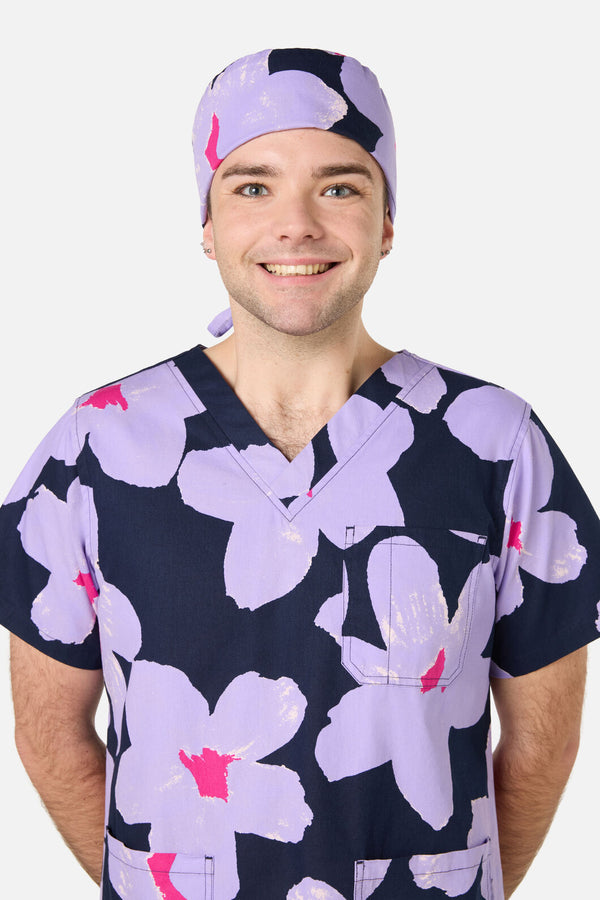 Gorman NZ - Poppy Blue scrub hat - navy