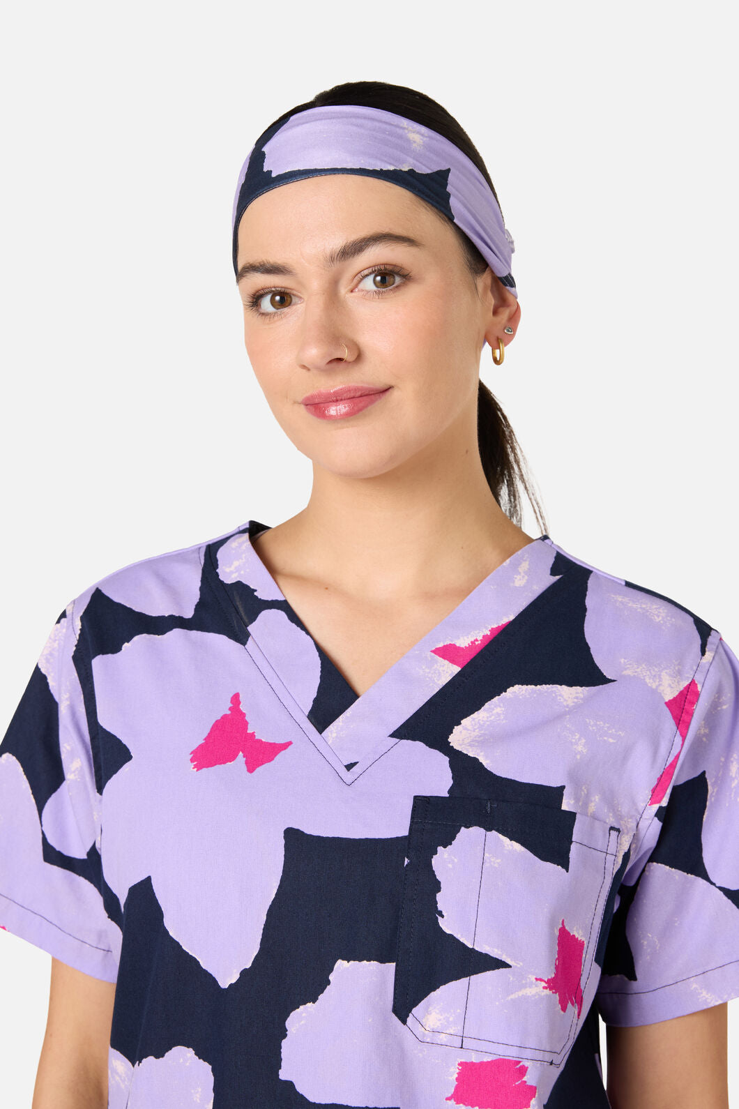 Gorman NZ - Poppy Blue scrub headband - navy