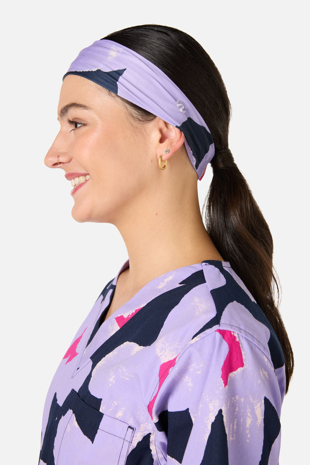 Gorman NZ - Poppy Blue scrub headband - navy