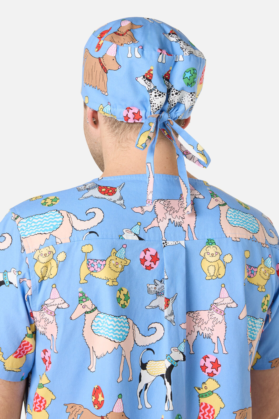 Gorman NZ - Dog Picnic scrub hat - blue