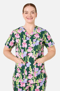 Gorman NZ - Gladioli Scrub Set - green