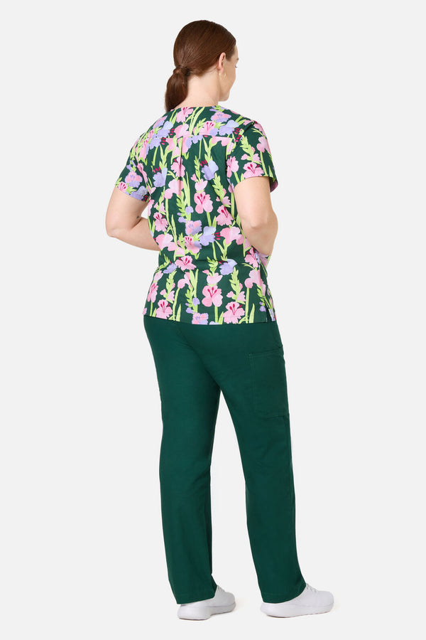 Gorman NZ - Gladioli Top & Pant Scrub Set - green