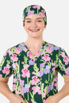 Gorman NZ - Gladioli Scrub Hat - green