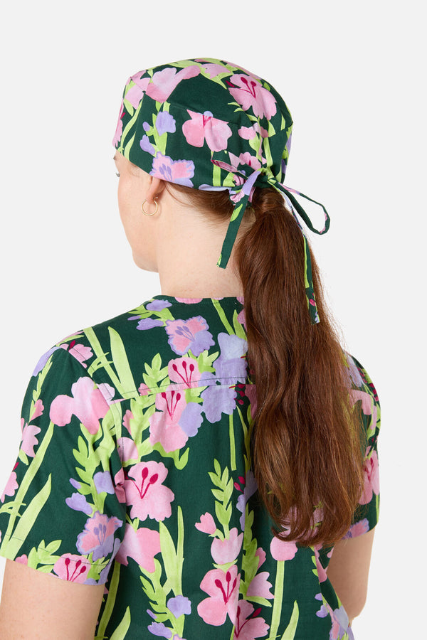 Gorman NZ - Gladioli Scrub Hat - green