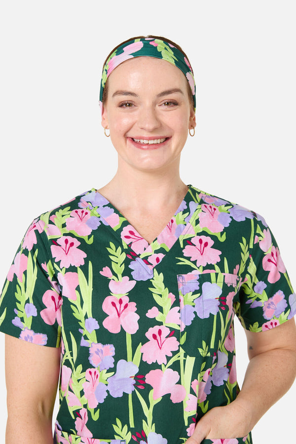 Gorman NZ - Gladioli Scrub Headband - green
