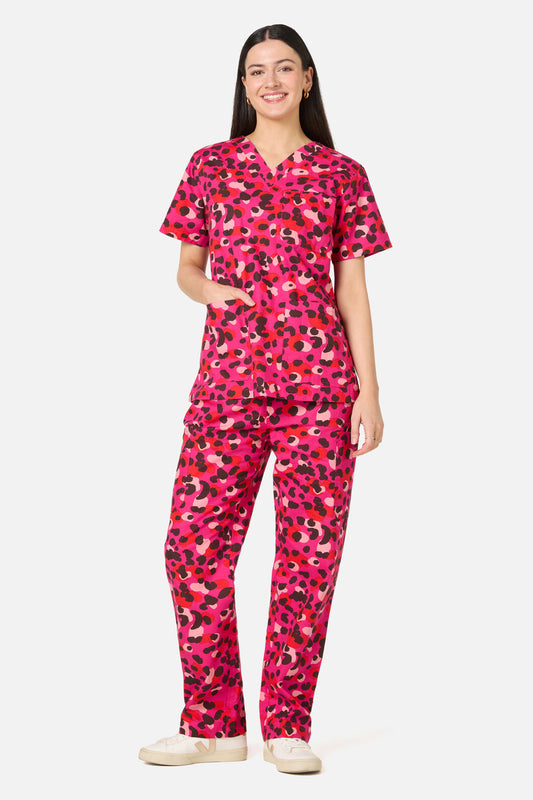 Gorman NZ - Changing Spots Scrub Set - pink