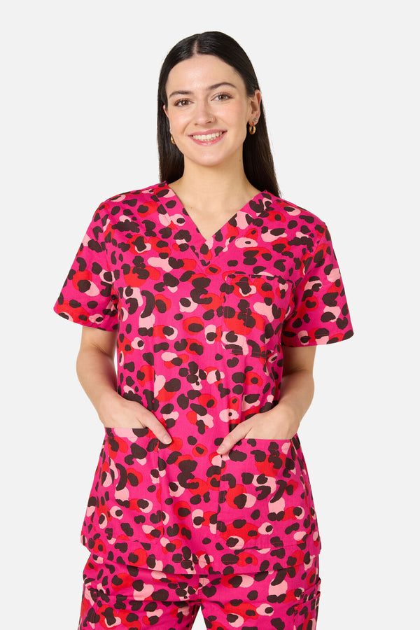 Gorman NZ - Changing Spots Scrub Set - pink