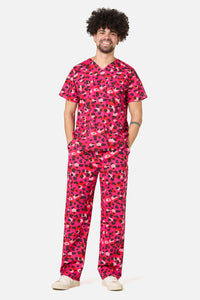 Gorman NZ - Changing Spots Scrub Set - pink