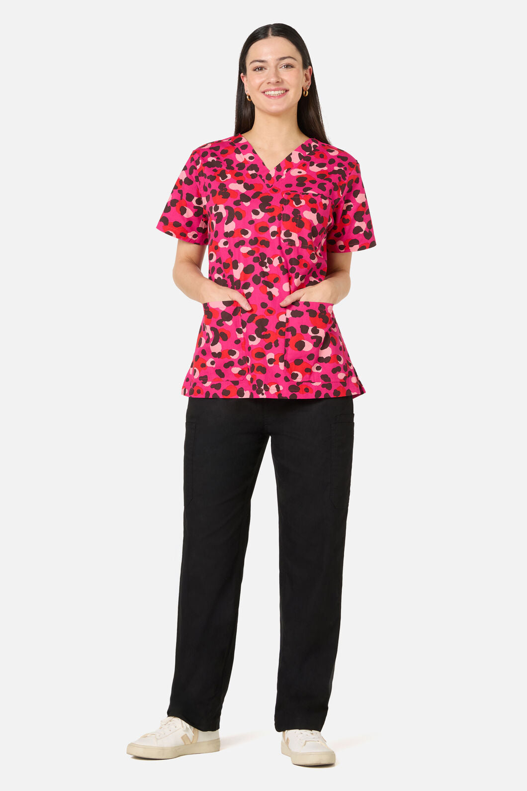 Gorman NZ - Changing Spots Top & Pant Scrub - black