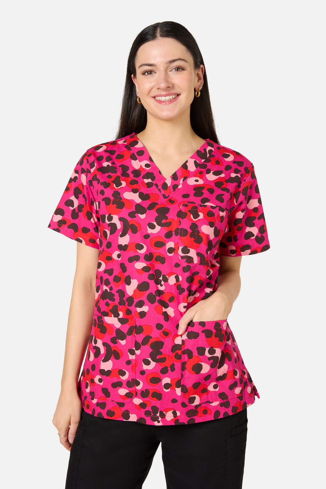 Gorman NZ - Changing Spots Top & Pant Scrub - black