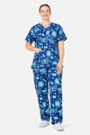 Gorman NZ - Flora Fauna Scrub Set - blue