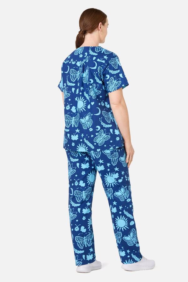 Gorman NZ - Flora Fauna Scrub Set - blue