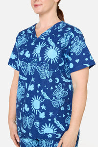 Gorman NZ - Flora Fauna Scrub Set - blue