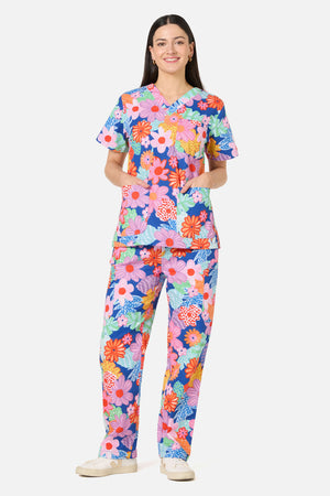Gorman NZ - Polka Floral Scrub Set - multi