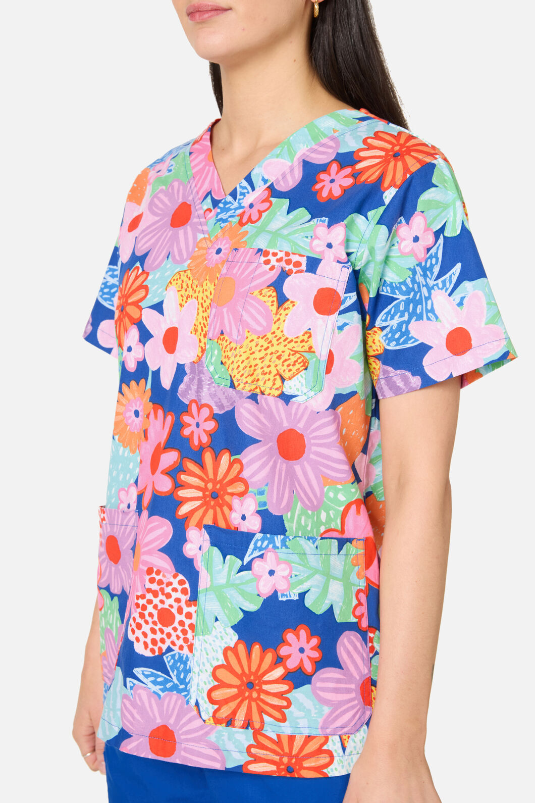 Gorman NZ - Polka Floral Top & Pant Scrub Set - multi