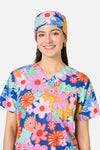 Gorman NZ - Polka Floral Scrub Hat - multi