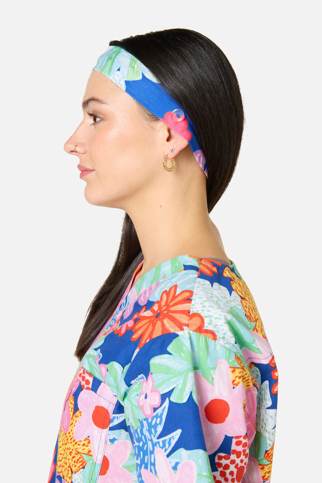Gorman NZ - Polka Floral Scrub Headband - multi