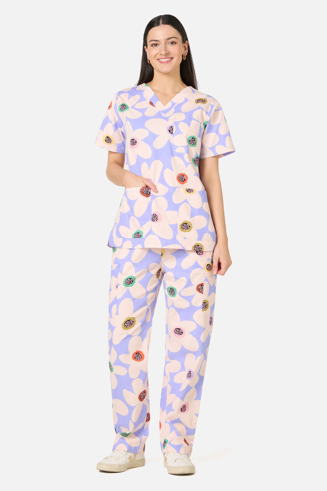 Gorman NZ - Daisy Scrub Set - lilac