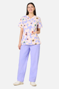 Gorman NZ - Daisy Scrub Top & Pant Set - lilac