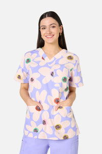 Gorman NZ - Daisy Scrub Top & Pant Set - lilac