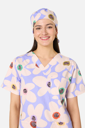 Gorman NZ - Daisy Scrub Hat - lilac