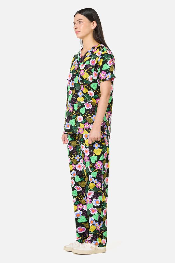 Gorman NZ - Blossom Boulevard Scrub Set - black