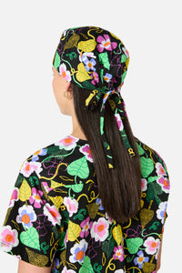 Gorman NZ - Blossom Boulevard Scrub Hat - black