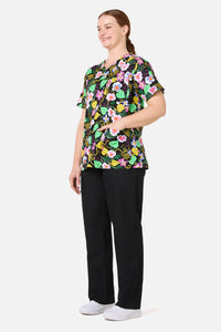 Gorman NZ - Blossom Boulevard Mixed Scrubs - black
