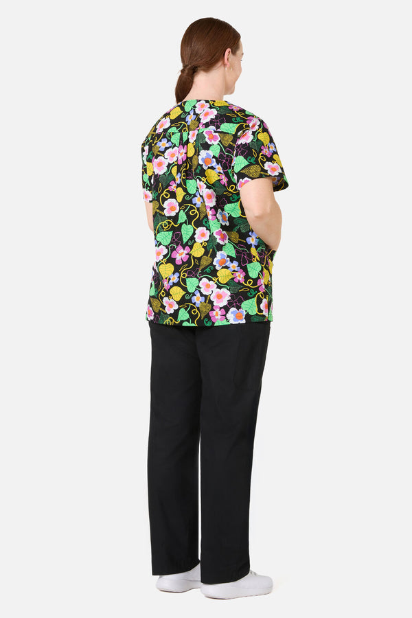 Gorman NZ - Blossom Boulevard Mixed Scrubs - black