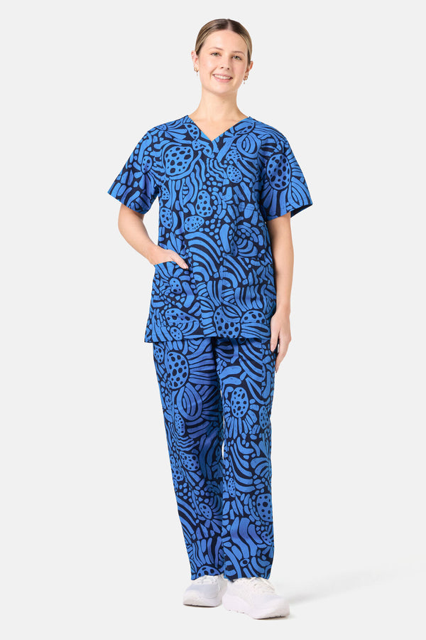 Gorman NZ - Breezy Waters Scrub Set - navy