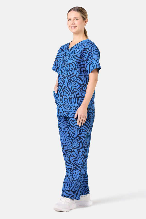 Gorman NZ - Breezy Waters Scrub Set - navy
