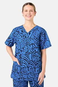 Gorman NZ - Breezy Waters Scrub Set - navy
