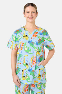 Gorman NZ - Dinoland Scrub Set - light-blue