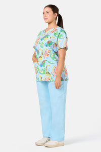 Gorman NZ - Dinoland Mixed Scrub Set - light-blue