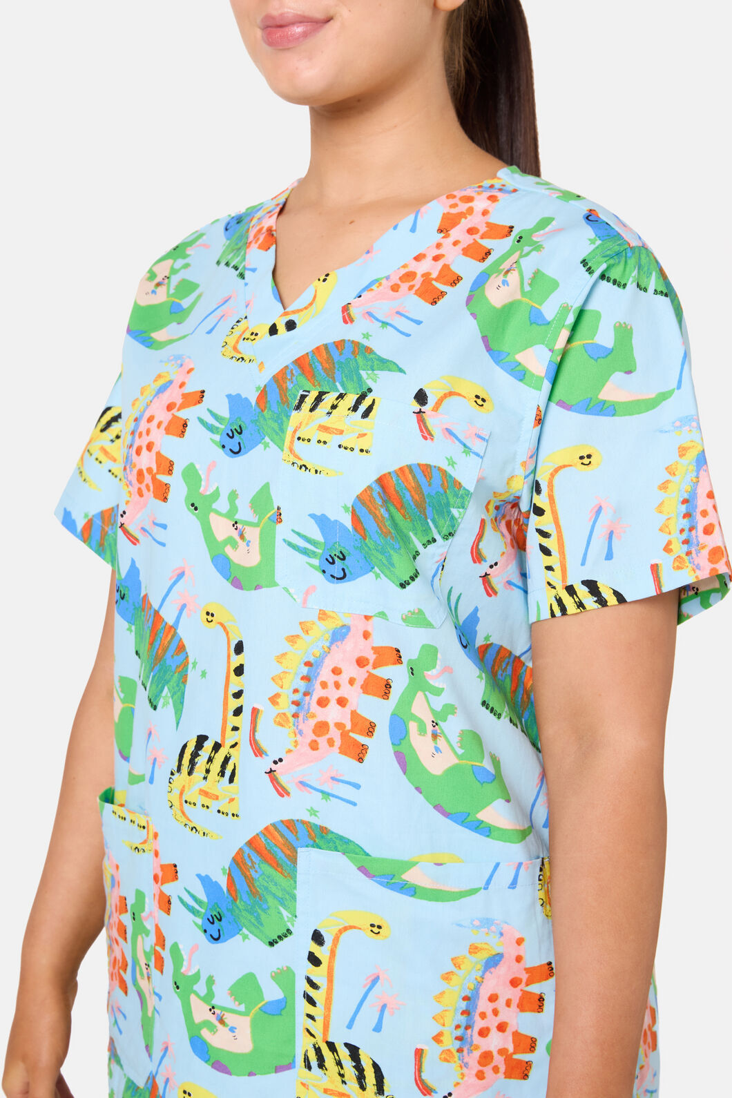 Gorman NZ - Dinoland Mixed Scrub Set - light-blue
