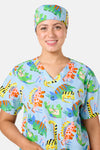 Gorman NZ - Dinoland Scrub Hat - light-blue