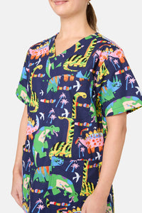 Gorman NZ - Dreamy Dinos Scrub Set - navy