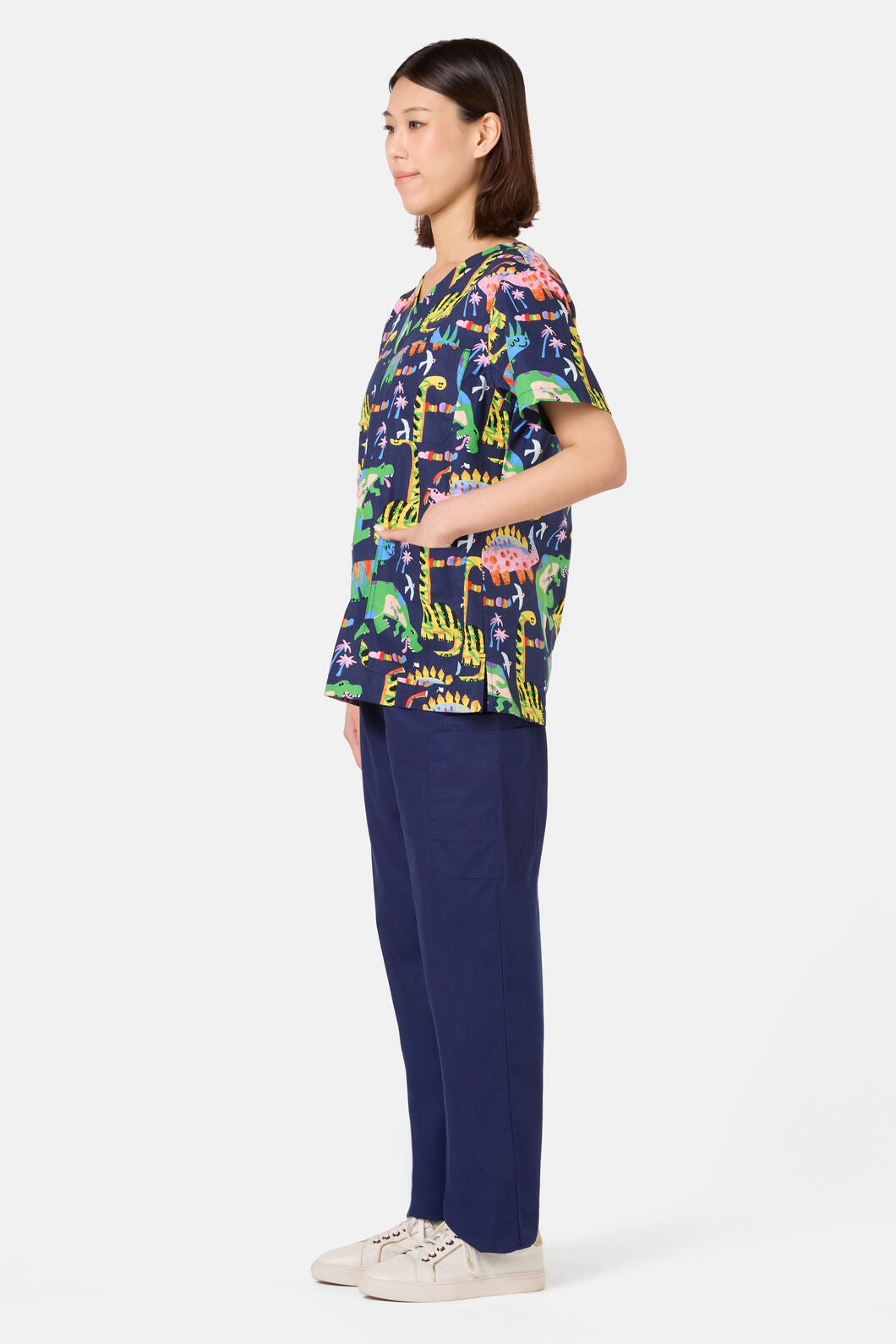 Gorman NZ - Dreamy Dinos Mixed Scrub Set - navy