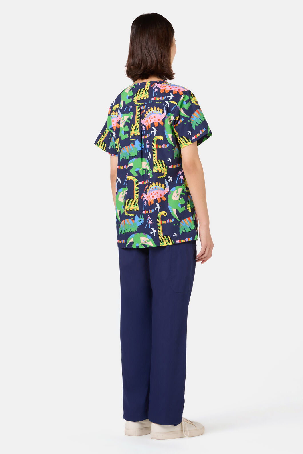 Gorman NZ - Dreamy Dinos Mixed Scrub Set - navy