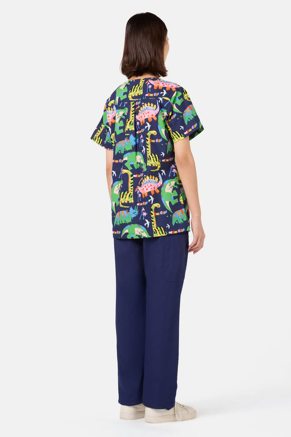 Gorman NZ - Dreamy Dinos Mixed Scrub Set - navy
