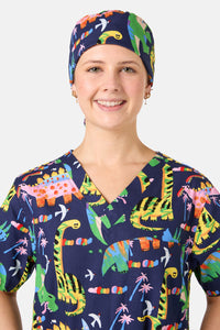 Gorman NZ - Dreamy Dinos Scrub Hat - navy