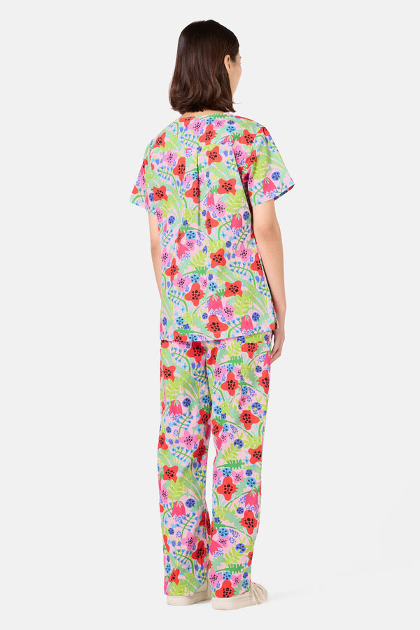 Gorman NZ - Flower Field Scrub Set - multi