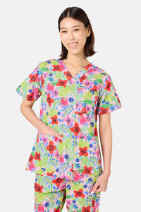 Gorman NZ - Flower Field Scrub Set - multi