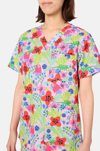 Gorman NZ - Flower Field Scrub Set - multi