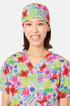 Gorman NZ - Flower Field Scrub Hat - multi