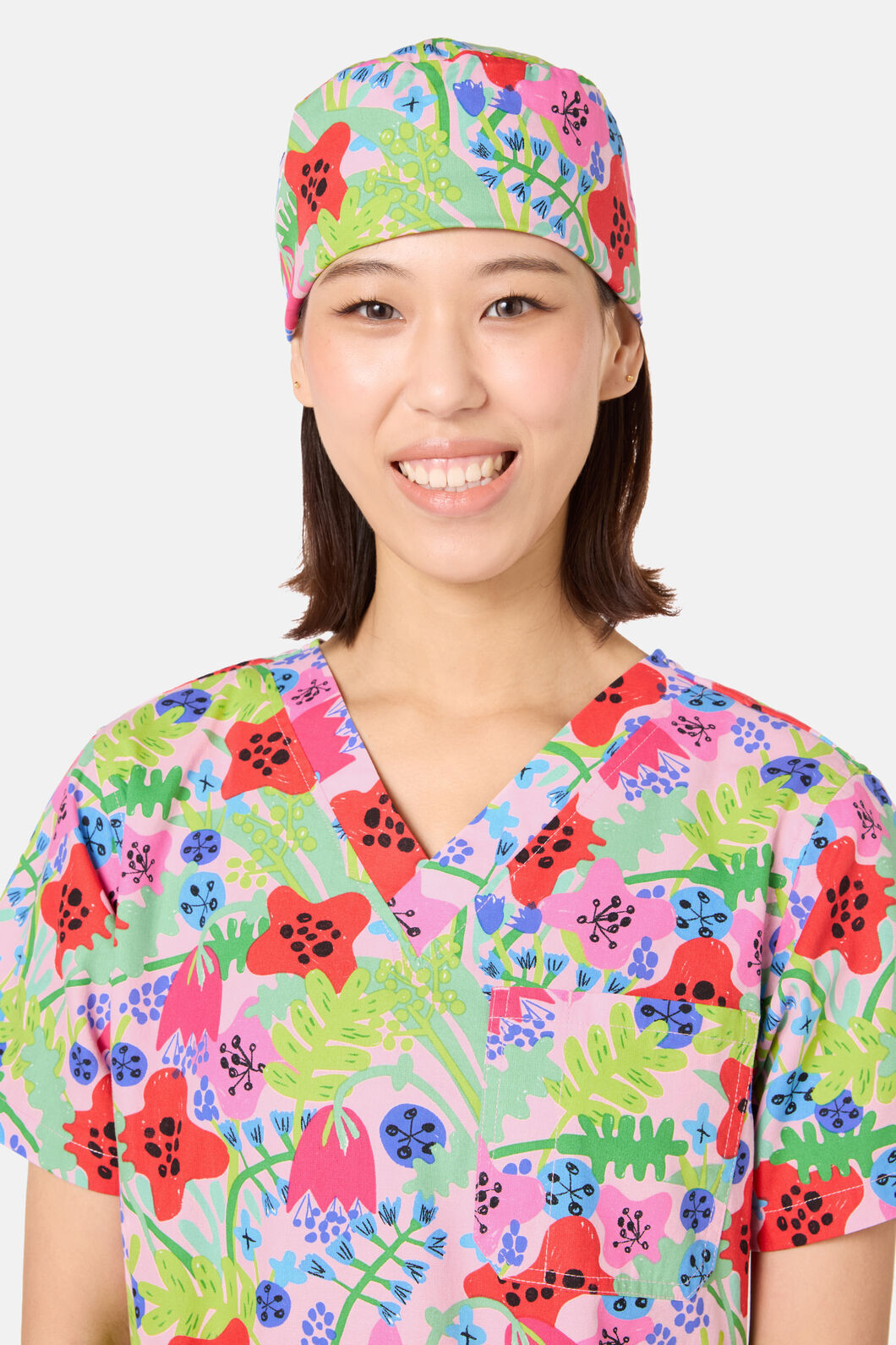 Gorman NZ - Flower Field Scrub Hat - multi