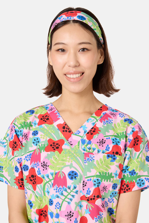 Gorman NZ - Flower Field Scrub Headband - multi