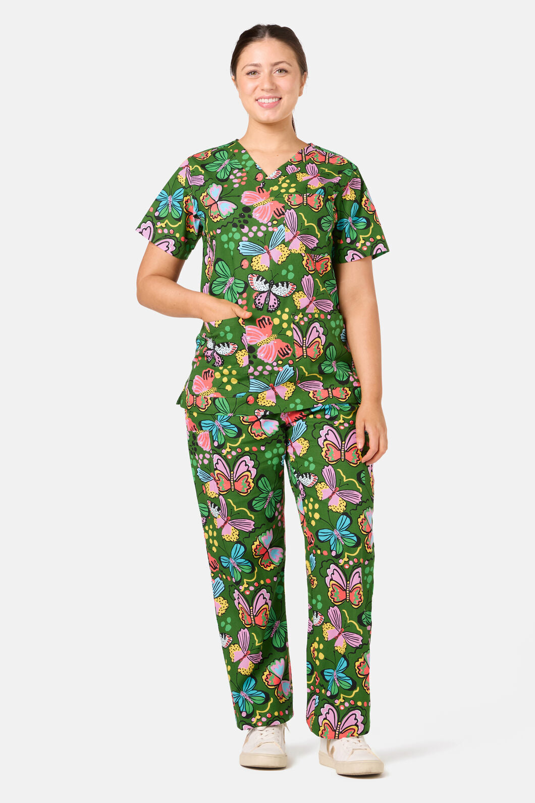 Gorman NZ - Papillon Scrub Set - green