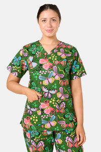 Gorman NZ - Papillon Scrub Set - green